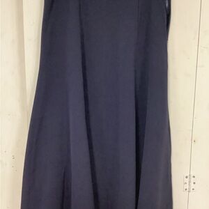 Eileen Fisher Deep Blue A-Line Skirt